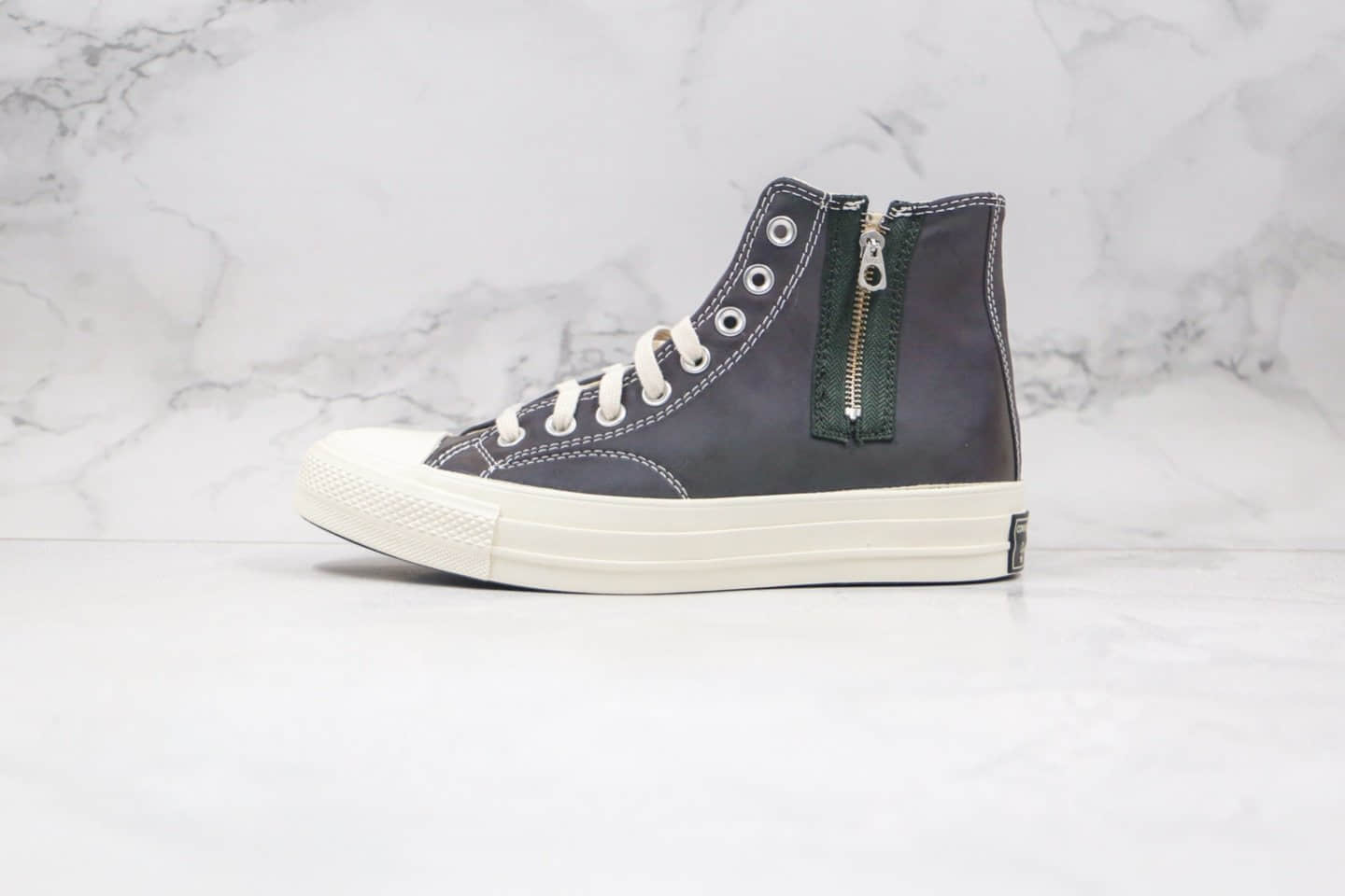 匡威Converse Chuck Taylor 1970s HI DEMON公司级版本高帮夜魔侠变色龙拉链硫化板鞋原鞋开模一比一打造