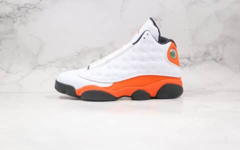 乔丹Air Jordan 13 Retro“Starfish”公司级版本AJ13白橙扣碎原鞋开发 货号：414571-415