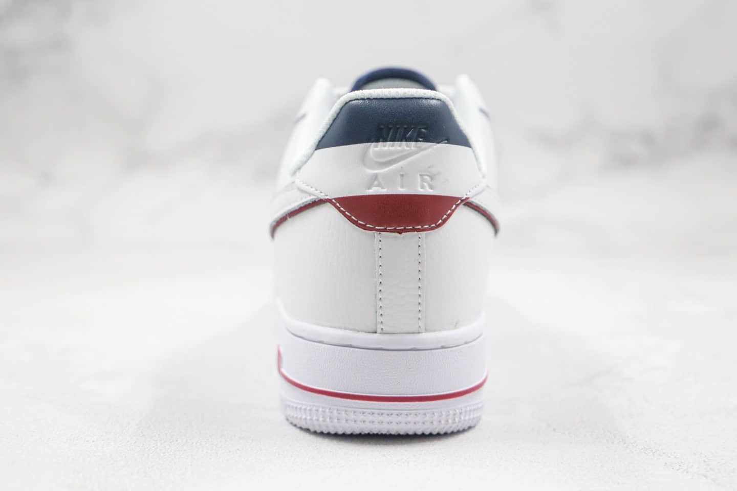 耐克Nike Air Force 1 Low纯原版本空军一号低帮AF1白红色正确中底拉帮 货号：AH0287-212