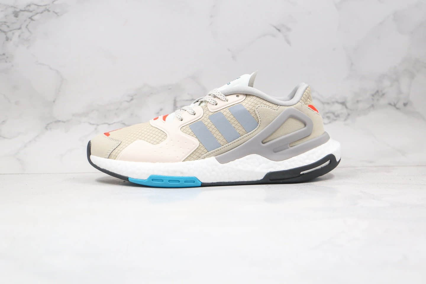 阿迪达斯 Adidas Originals 2020 Day Jogger Boost 2020纯原版本夜行者二代爆米花跑鞋米白灰色原鞋开模一比一打造 货号：FW4826