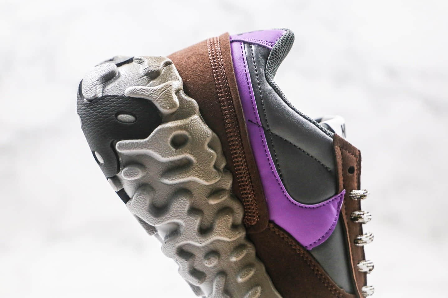 耐克Nike ISPA OverReact纯原版本瑞亚机能ISPA老爹鞋粽紫色原档案数据开发原盒原标 货号：CQ2230-005
