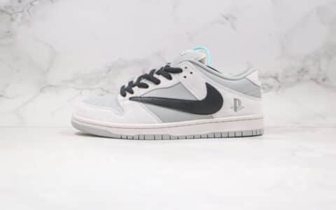 耐克Nike Dunk SB Low纯原版本低帮SB DUNK客制款倒钩灰黑色板鞋内置Zoom气垫加厚鞋舌填充 货号：BQ6817-101