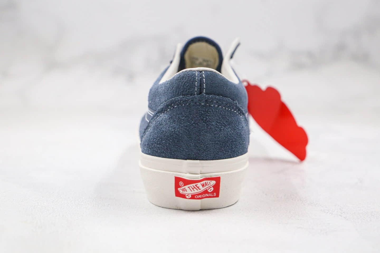 万斯Vans Vault OG Old Skool LX公司级版本低帮余文乐同款蓝色麂皮湖水蓝硫化板鞋原厂硫化大底内置钢印