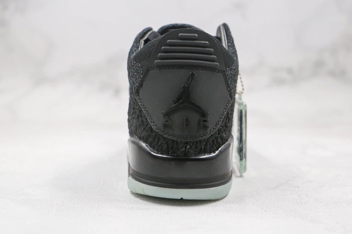 乔丹Air Jordan 3 Flyknit纯原版本夜光编织AJ3黑色篮球鞋原鞋开模一比一打造 货号：AQ1005-001