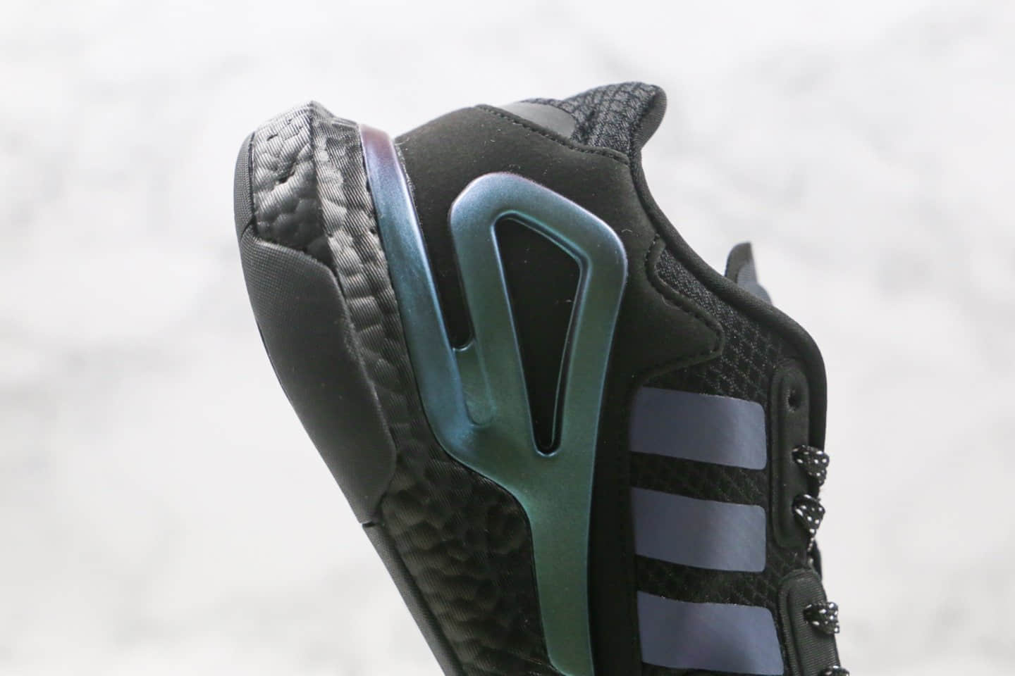 阿迪达斯Adidas Originals 2020 Day Jogger Boost 2020纯原版本三叶草夜行者二代爆米花跑鞋黑绿色原盒原标 货号：FY3015