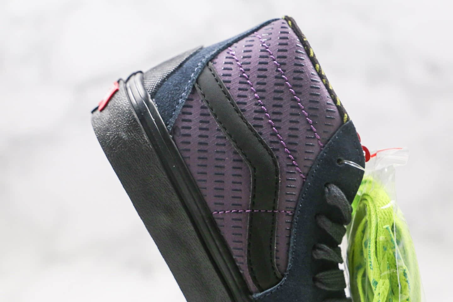 万斯VANS Sk8-Mid GORE-TEX公司级版本高帮机能蓝紫色硫化板鞋原楦头纸板打造
