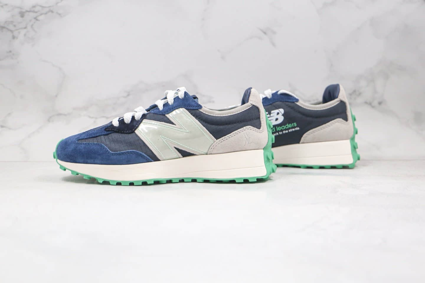 新百伦New Balance 327纯原版本复古NB327慢跑鞋灰蓝色原档案数据开发 货号：WS327WNL