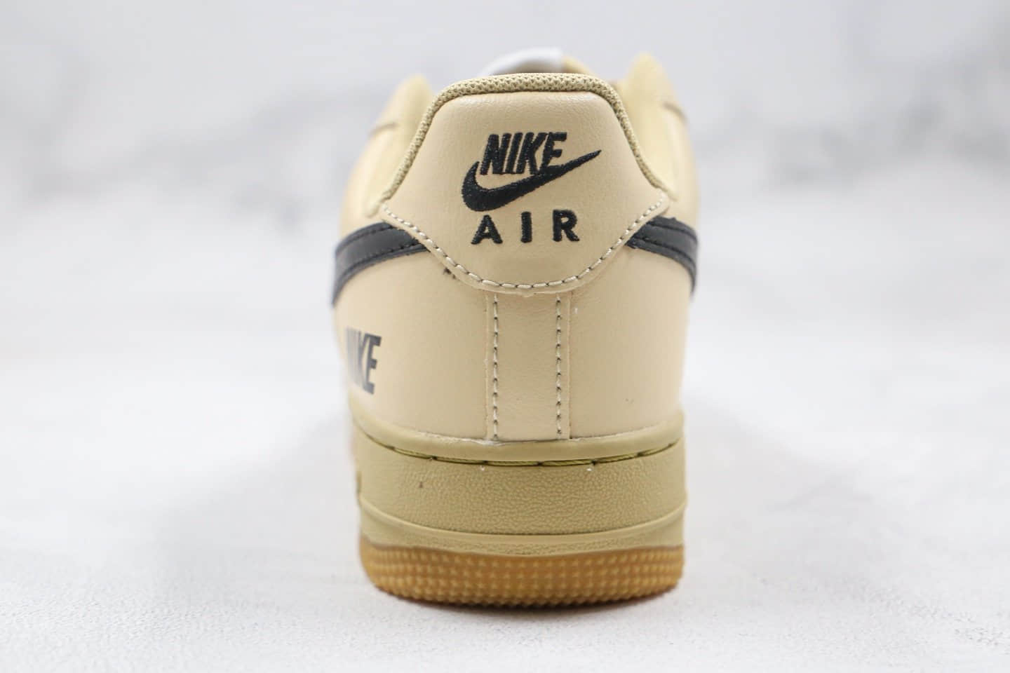 耐克Nike Air Force 1 PRM CLOT纯原版本低帮空军一号机能卡其色板鞋内置全掌Sole气垫 货号：CQ4215-700