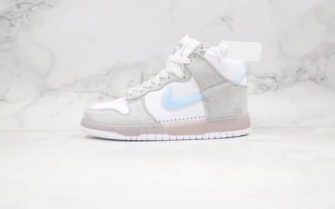 耐克Nike Dunk High纯原版本高帮SB DUNK倒钩果冻底透明板鞋内置Zoom气垫 货号：DA1639-100