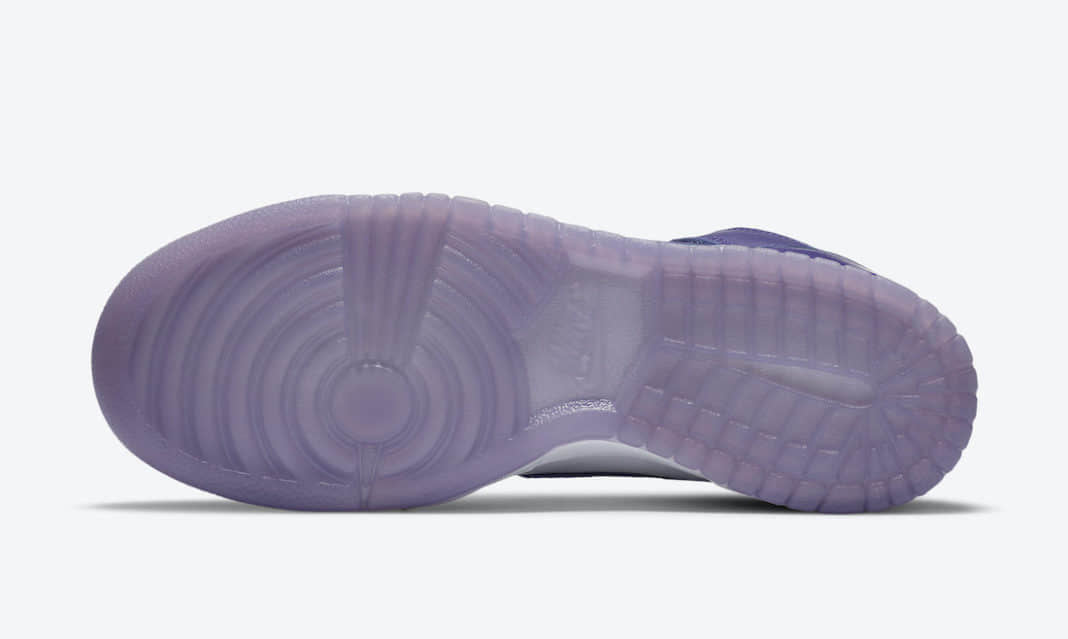 全新白紫Dunk下月发售！还有几分“湖人”配色既视感！ 货号：DC5382-100