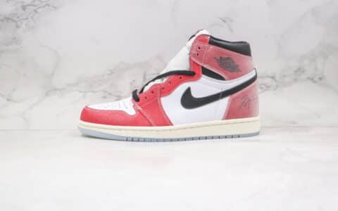 乔丹Air Jordan 1 Chicago纯原版本高帮AJ1芝加哥水晶底红白色原盒原标原档案数据开发 货号：DA2728-100