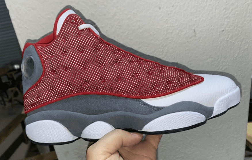 GIGI配色姐妹款？AJ13“ Red Flint”最新实物曝光！ 货号：414571-600