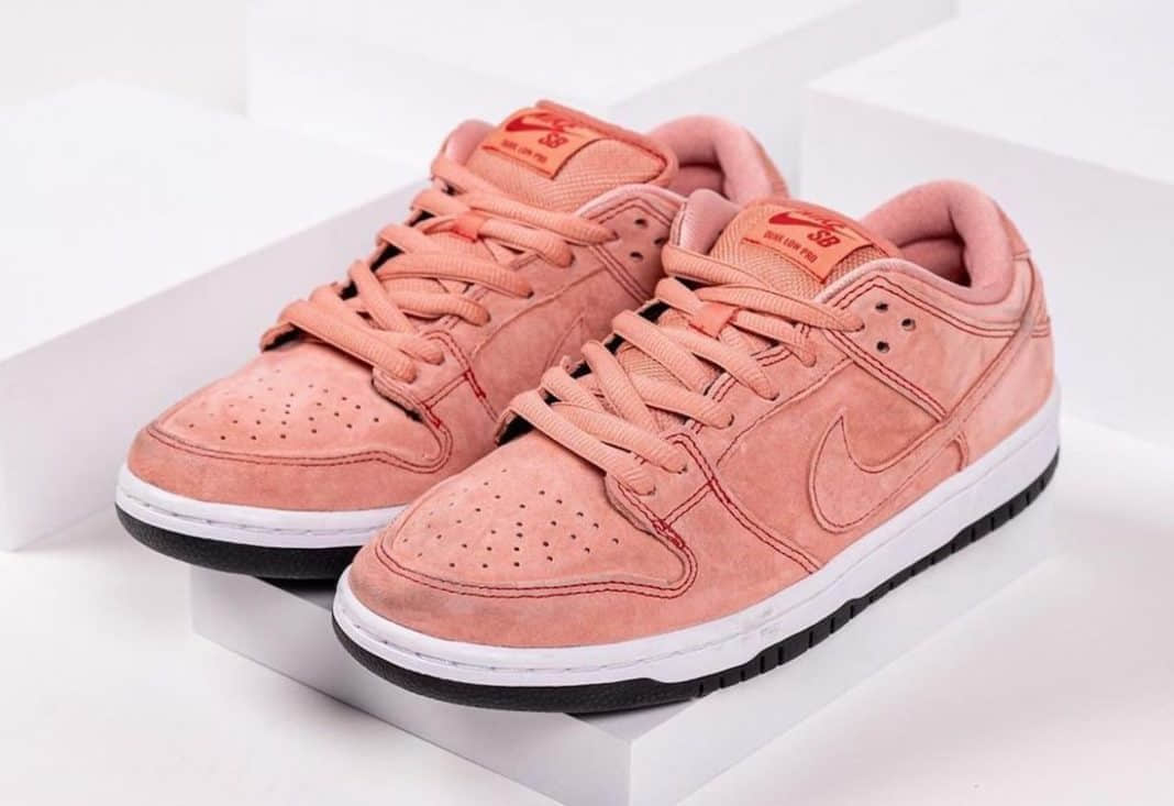 男女通吃配色！全新Nike SB Dunk“粉红猪”上脚图释出！ 货号：CV1655-600