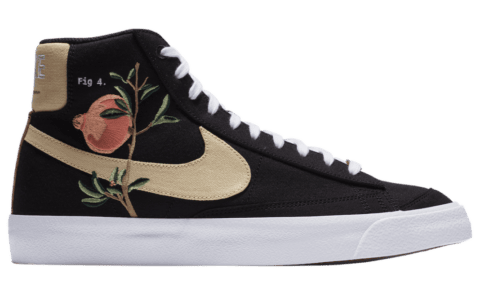 石榴刺绣点缀！全新中国风Nike Blazer Mid即将登场！ 货号：CI1166-001