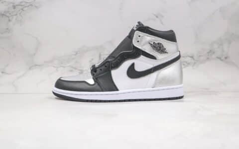 乔丹Air Jordan 1 High OG WMNS Silver Toe纯原版本高帮AJ1黑银脚趾原档案数据开发原盒原标 货号：CD0461-001