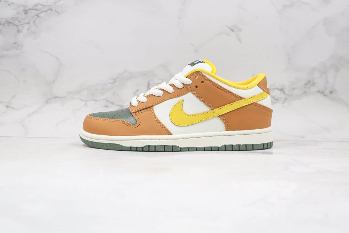 耐克Nike Dunk SB LOW EclipseNK Dunk SB LOW Eclipse纯原版本低帮SB DUNK蒸汽机棕黄白色板鞋内置Zoom气垫原盒原标 货号：304292-271