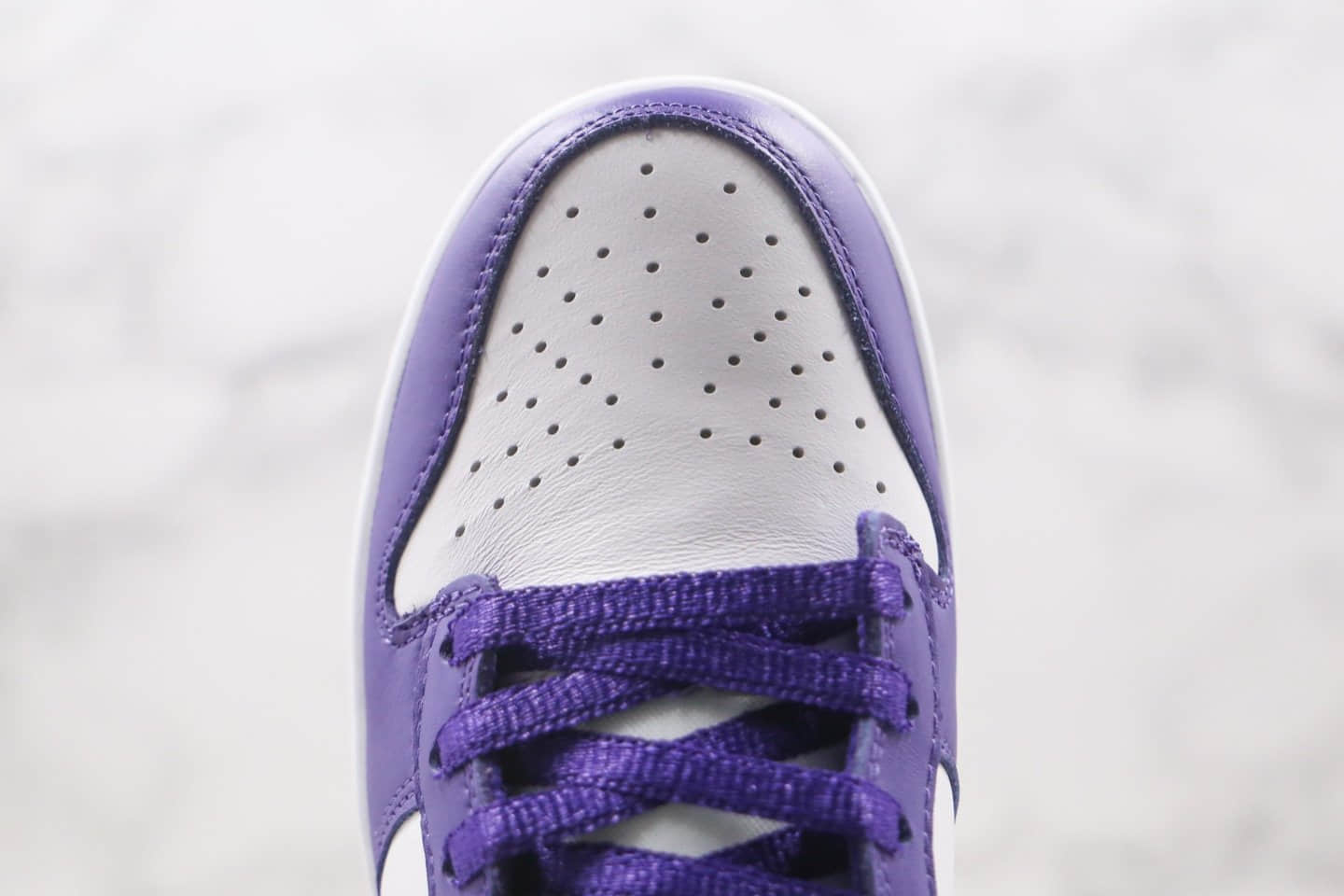 耐克Nike SB Dunk High Pro Varsity Purple纯原版本高帮SB DUNK果冻底白紫色板鞋内置后跟Zoom气垫 货号：DC5382-100