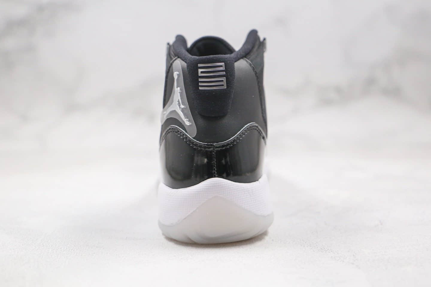 乔丹Air Jordan 11 Silver Eyelets纯原版本高帮AJ11大魔王2.0黑白色篮球鞋内置碳板气垫支持实战 货号：378038-011