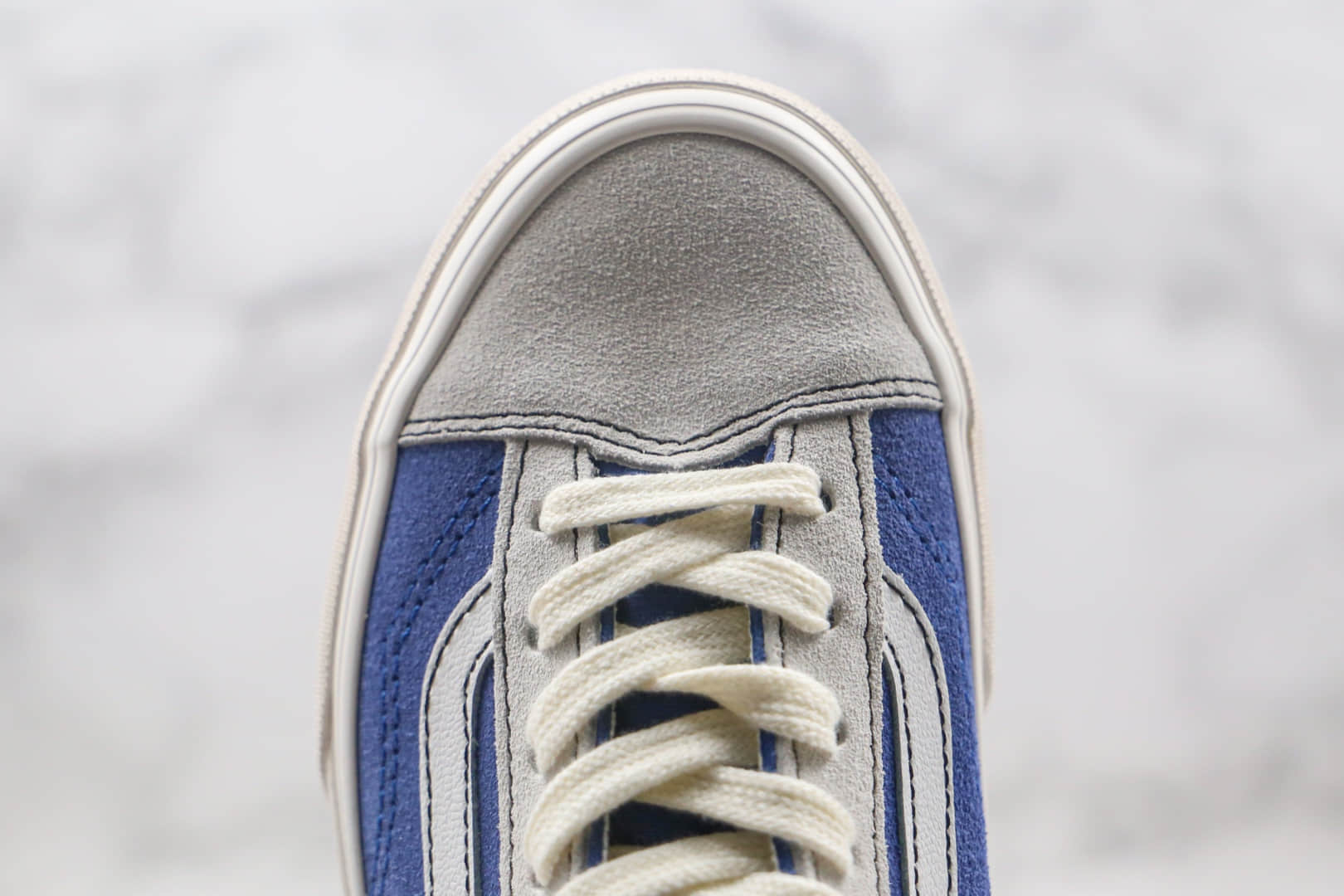 万斯Vans Vault 2020 Style 36 VLT LX Better Gift Shop公司级版本低帮灰蓝麂皮硫化板鞋原盒原标原楦头纸板打造