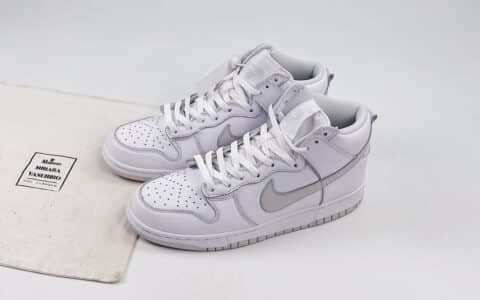 耐克Nike Dunk SB Pure Platinum纯原版本高帮SB DUNK铂金色板鞋内置后跟Zoom气垫 货号：CZ8149-101