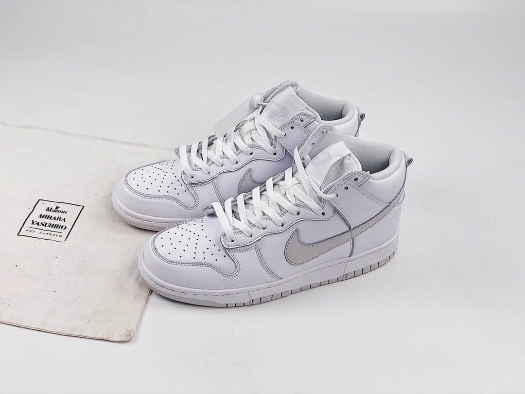 耐克Nike Dunk SB Pure Platinum纯原版本高帮SB DUNK铂金色板鞋内置后跟Zoom气垫 货号：CZ8149-101