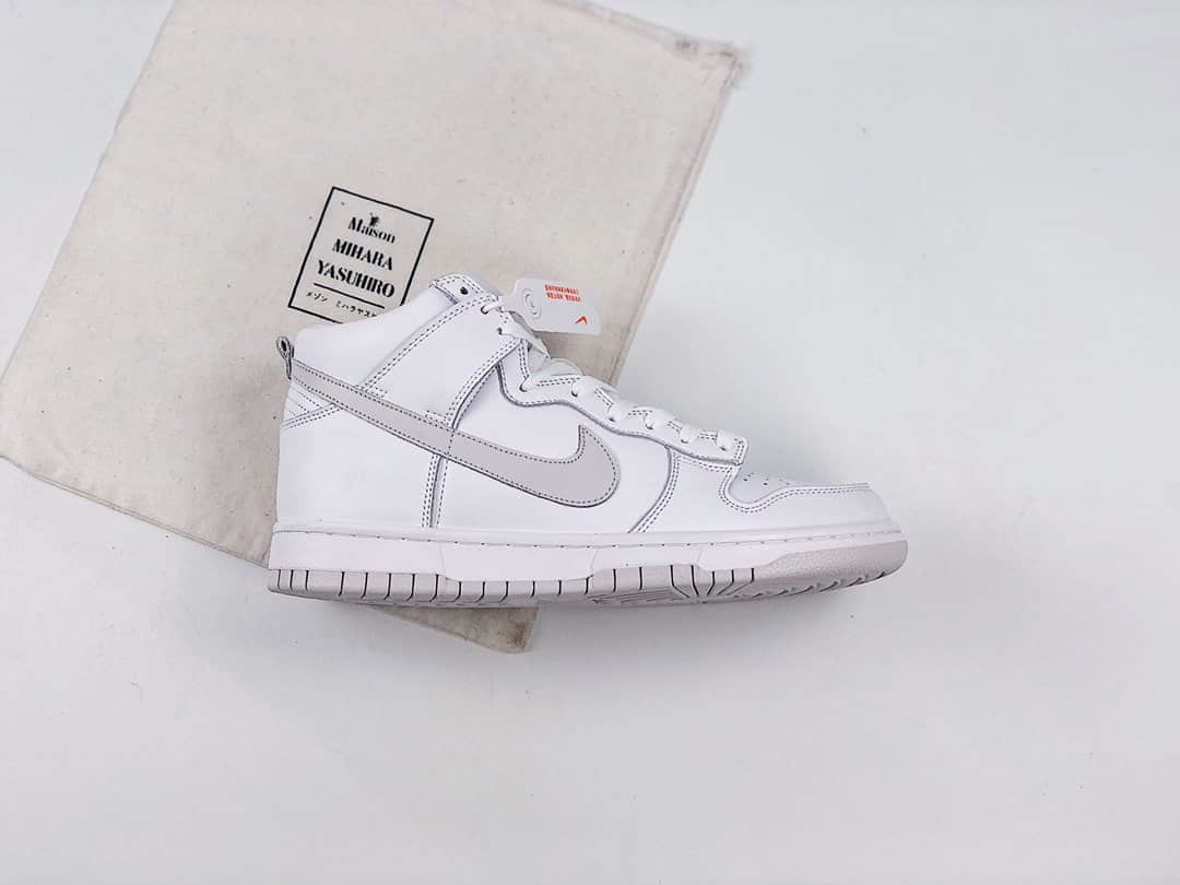 耐克Nike Dunk SB Pure Platinum纯原版本高帮SB DUNK铂金色板鞋内置后跟Zoom气垫 货号：CZ8149-101