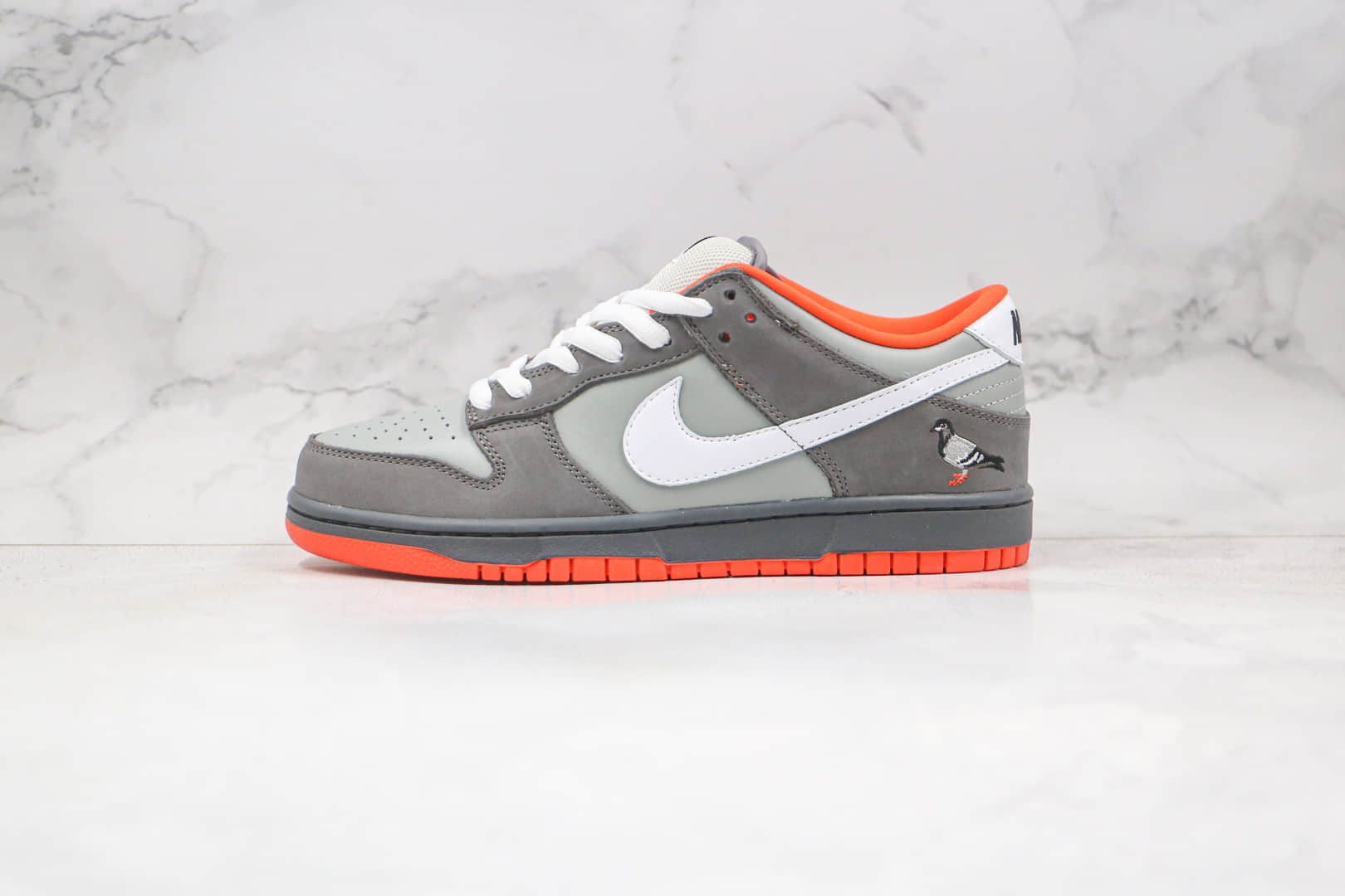 耐克Nike SB Dunk New York纯原版本低帮SB DUNK纽约城市限定灰色和平鸽板鞋内置后跟Zoom气垫 货号：304292-011