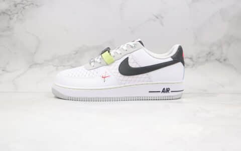 耐克Nike Air Force 1 low 2021纯原版本低帮空军一号解构粉色小勾大黑勾板鞋原档案数据开发 货号：DC2532-100