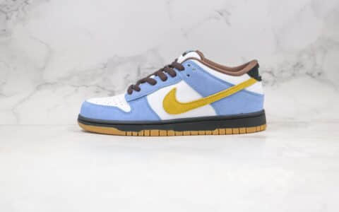 耐克NIKE DUNK SB LOW PRO SB HOMER纯原版本低帮SB DUNK辛普森白蓝配色板鞋内置后跟Zoom气垫 货号：304292-173