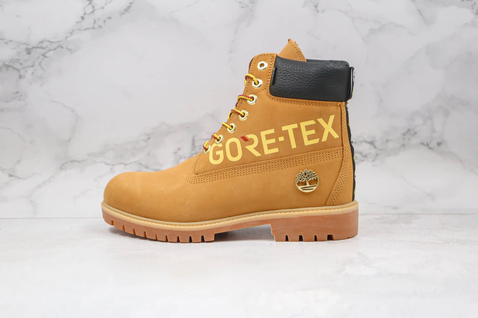 天伯伦Timberland x GORE TXE字母联名款纯原版本防水大黄靴原档案数据开发原盒原标