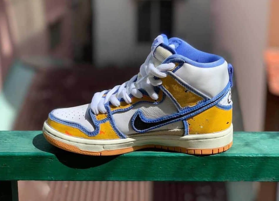 刮刮乐设计！这双Carpet Company x Nike SB Dunk High细节也太丰富了！ 货号：CV1677-100