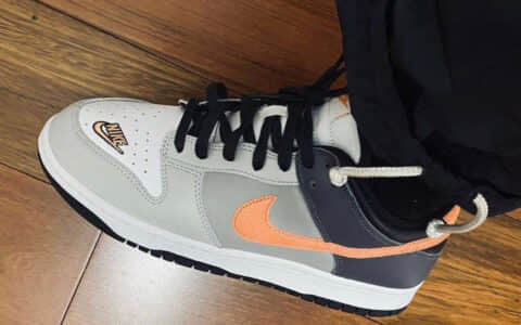 Nike倒写！？全新Nike Dunk Low“ EKIN”首度曝光！ 货号：DC7454-100