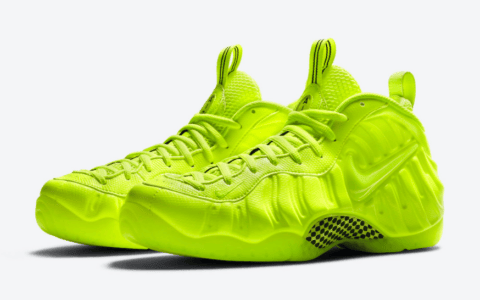 超亮眼的喷泡球鞋！荧光绿泡Nike Air Foamposite Pro “Volt”复刻回归！ 货号：624041-700