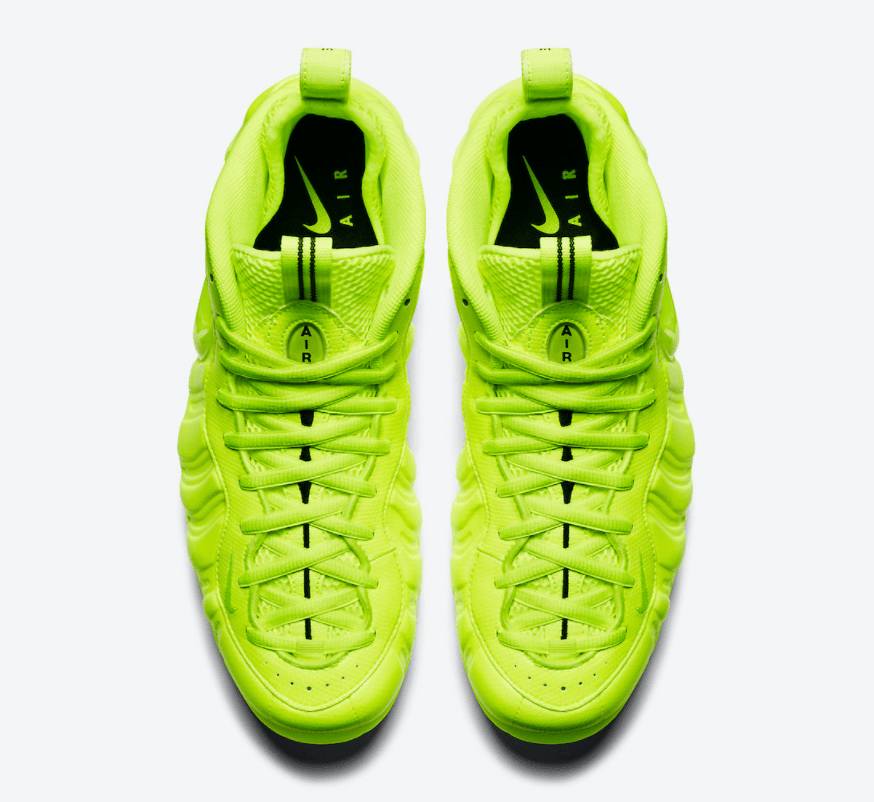 超亮眼的喷泡球鞋！荧光绿泡Nike Air Foamposite Pro “Volt”复刻回归！ 货号：624041-700