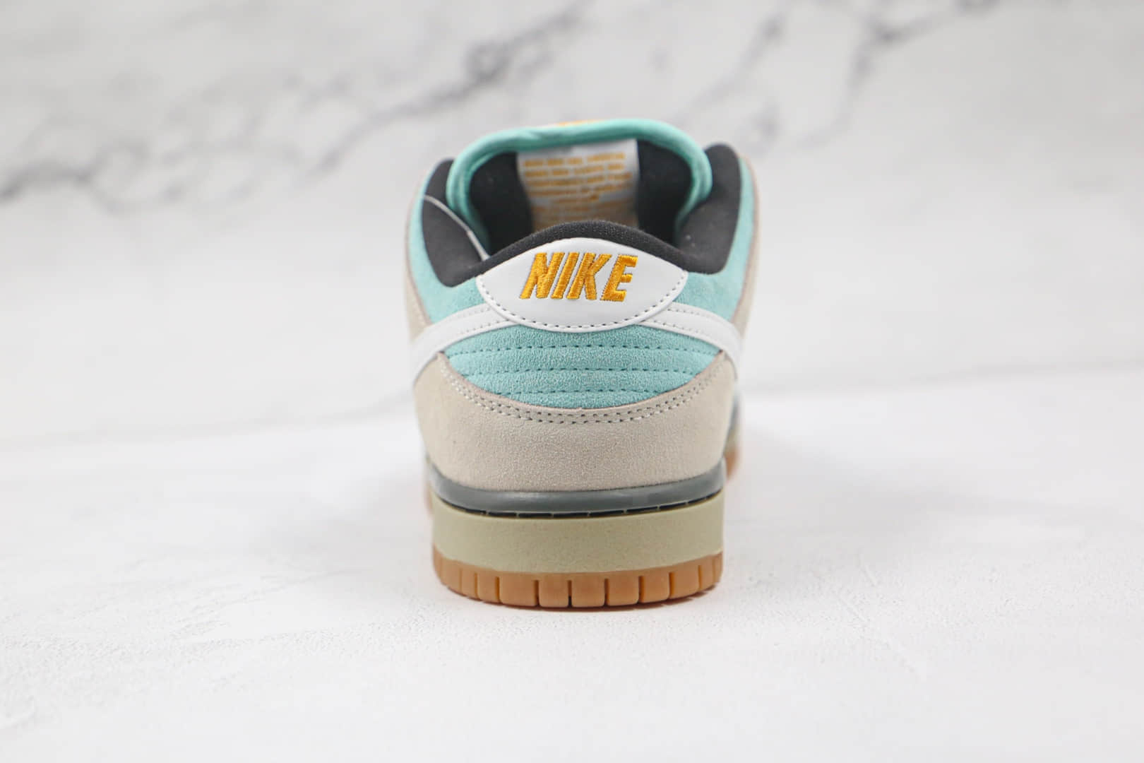 耐克Nike SB Dunk Low Gulf of Mexico x Plus Skate Shop纯原版本低帮SB DUNK墨西哥湾灰蓝拼接板鞋内置气垫原盒原标 货号：304292-410