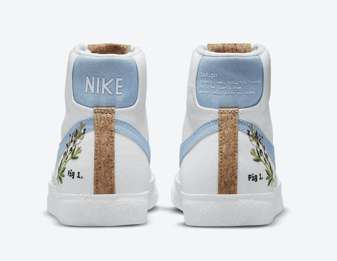 全新Nike Blazer Mid '77首度曝光！花卉刺绣+软木塞细节！ 货号：DC9265-100