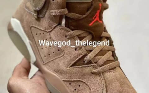 全新Travis Scott x AJ6最新实物释出！下一双天价神鞋？ 货号：DH0690-200