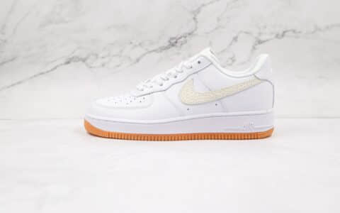 耐克Nike Air Force 1 HO20 BG纯原版本低帮空军一号白色波点石头纹板鞋原楦头纸板打造 货号：DH2473-001