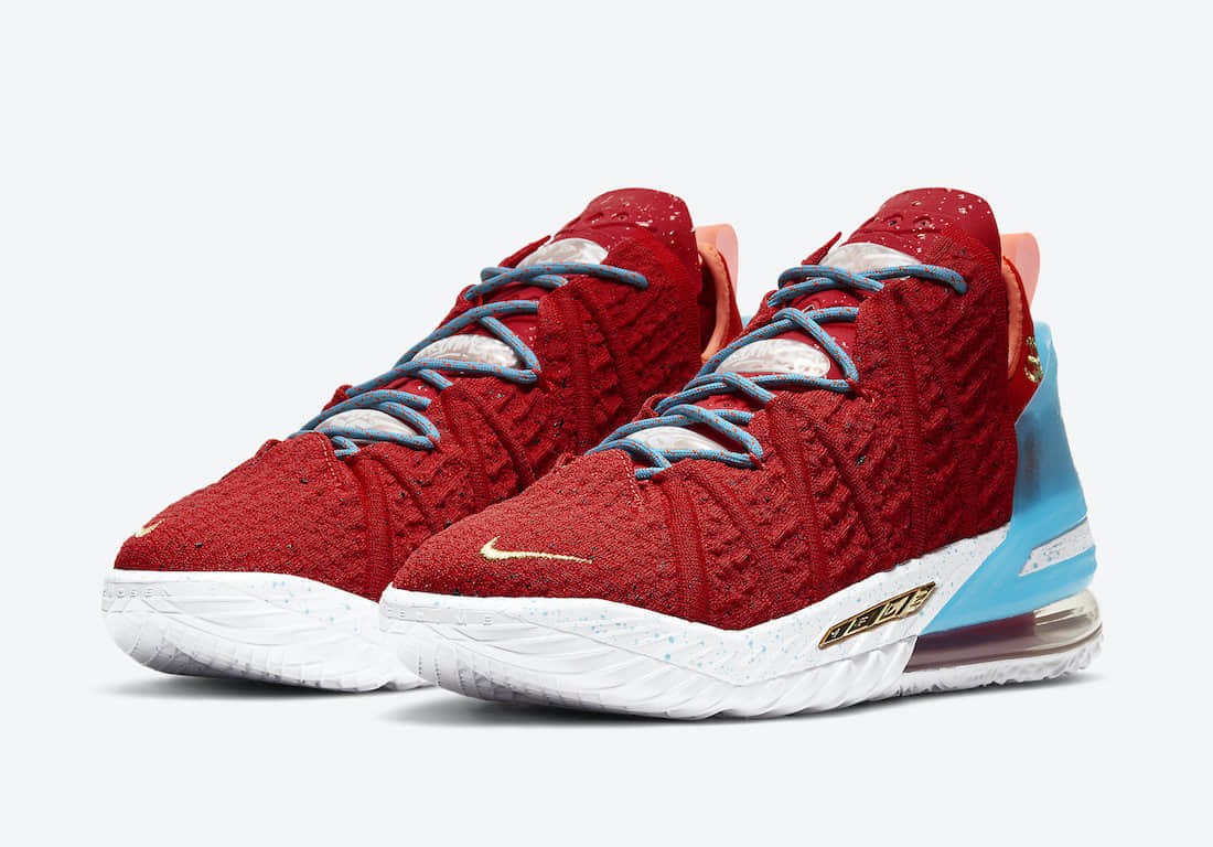 400ML x Nike LeBron 18“恭喜发财”2月6日发售！细节丰富！光鞋盒都值了！ 货号：CW3155-600