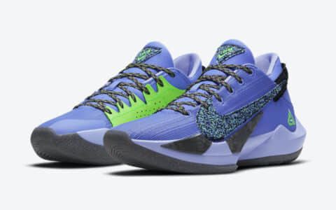 字母哥二代战靴Nike Zoom Freak 2新配色曝光！侧身Swoosh亮了！ 货号：CK5424-500