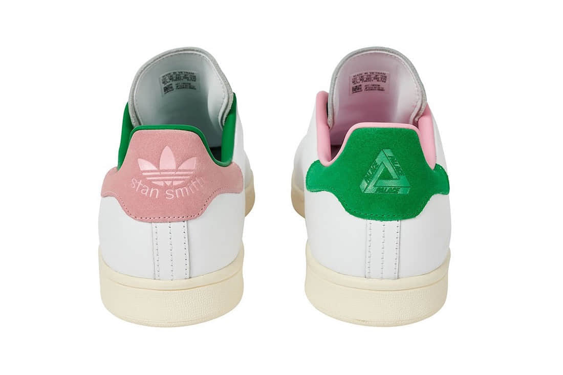 Palace x adidas Stan Smith联名后天发售！鸳鸯细节亮了！