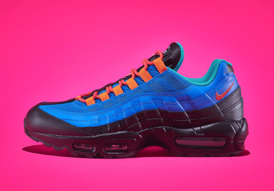 构色抢眼！全新Coral Studio x Nike Air Max 95 V2联名曝光！