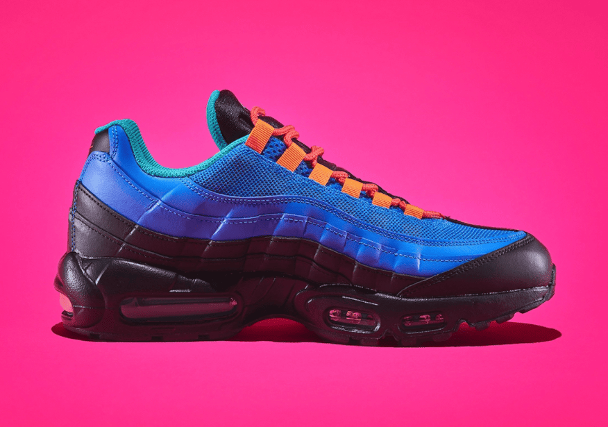 构色抢眼！全新Coral Studio x Nike Air Max 95 V2联名曝光！