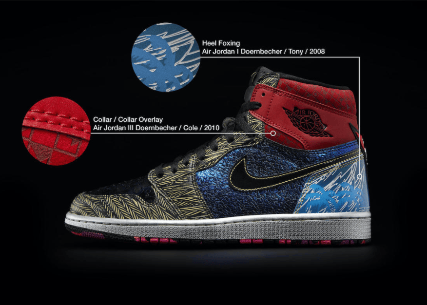 超限量！仅17双！慈善AJ1“ What the Doernbecher”首度曝光！