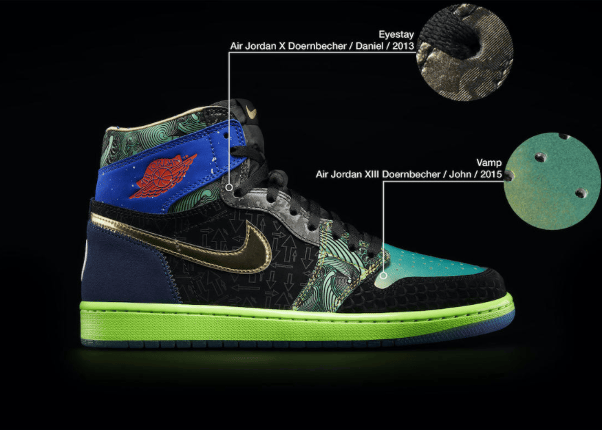 超限量！仅17双！慈善AJ1“ What the Doernbecher”首度曝光！