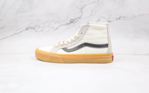 万斯Vans sk8-Hi 138 Devon SF公司级版本高帮包头奶油白黑硫化板鞋原盒原标