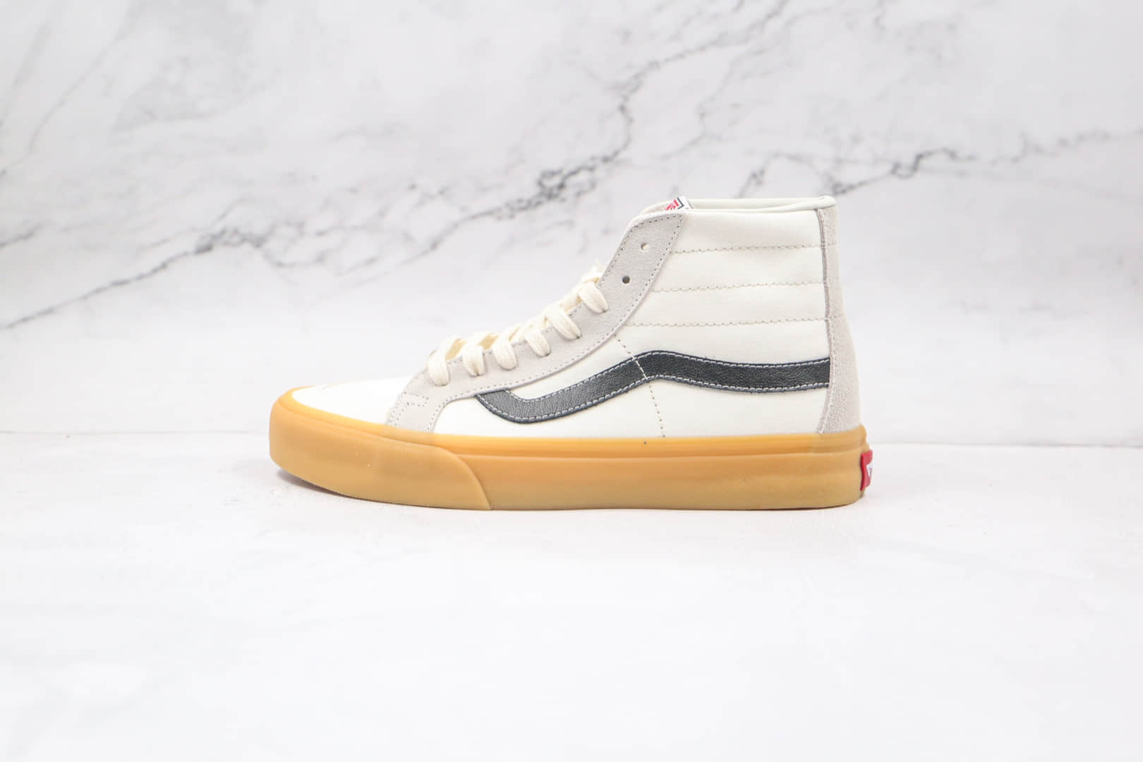 万斯Vans sk8-Hi 138 Devon SF公司级版本高帮包头奶油白黑硫化板鞋原盒原标