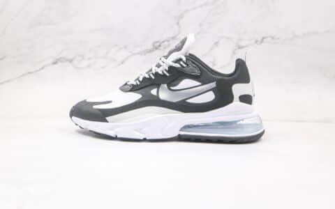 耐克Nike React Air Max 270V2纯原版本瑞亚半掌气垫Max270二代黑白气垫鞋真小潘气垫 货号：CQ4805-101