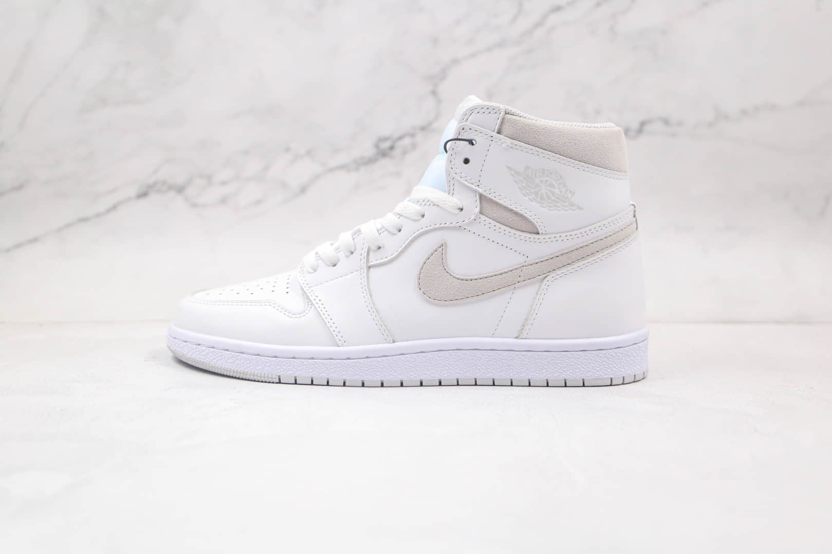 乔丹Air Jordan 1 High 85 Neutral Grey纯原版本高帮AJ1白灰配色板鞋原档案数据开发 货号：BQ4422-100