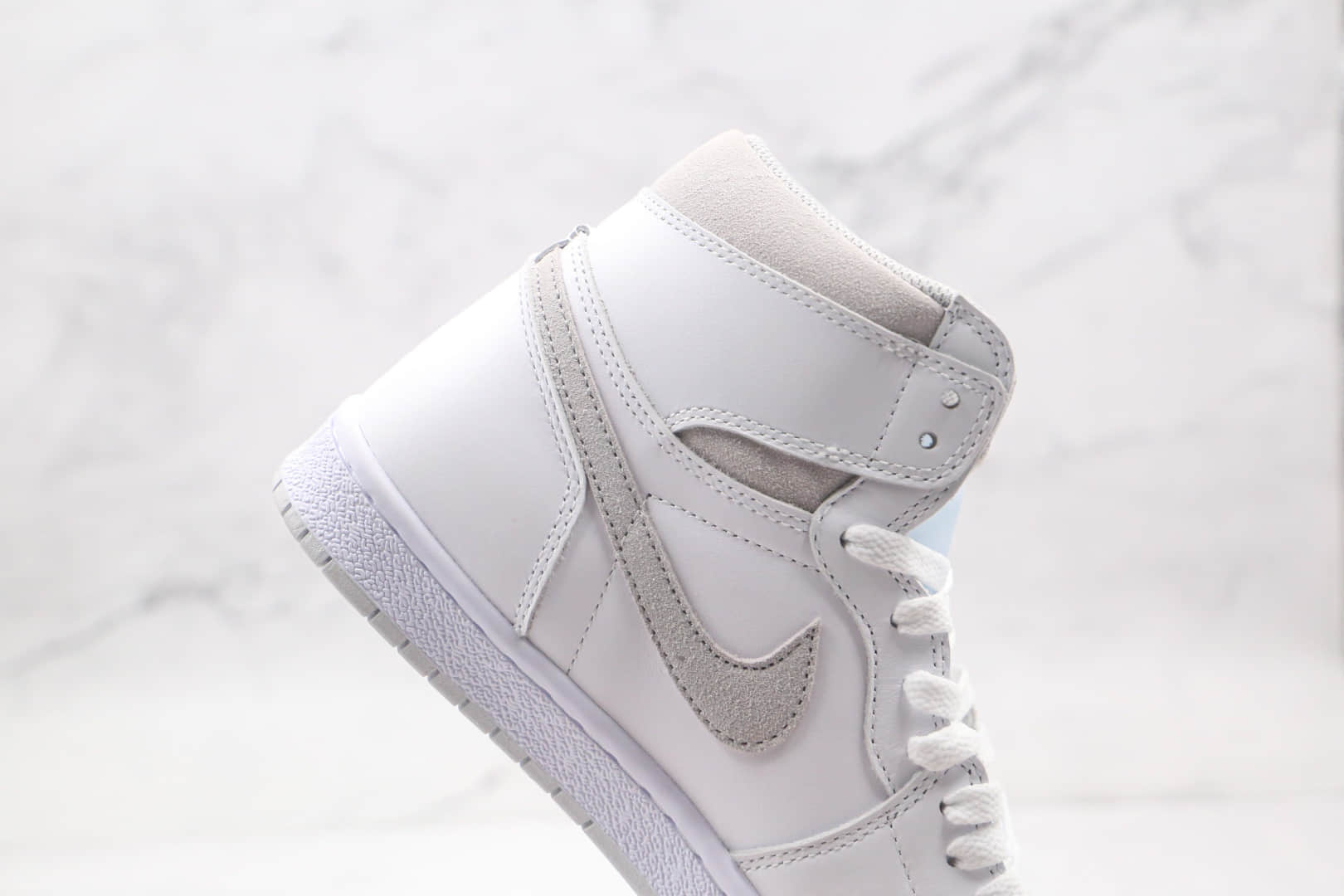 乔丹Air Jordan 1 High 85 Neutral Grey纯原版本高帮AJ1白灰配色板鞋原档案数据开发 货号：BQ4422-100